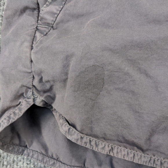 Lou & Grey Womens Chino Shorts Gray Size Small Cotton Slash Pockets - Picture 10 of 13